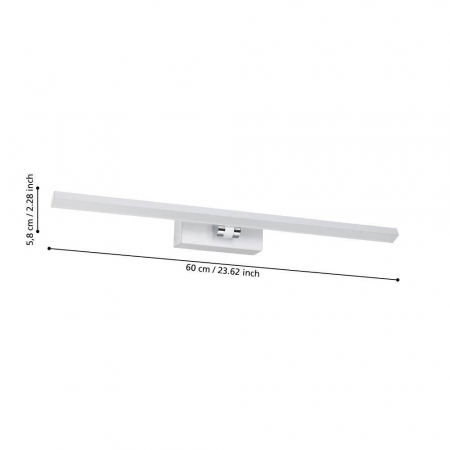 Aplica pentru oglinda EGLO VERDELLO 900476 LED 5W, 750 lm 3000K-6500K intrerupator local IP44 [2]