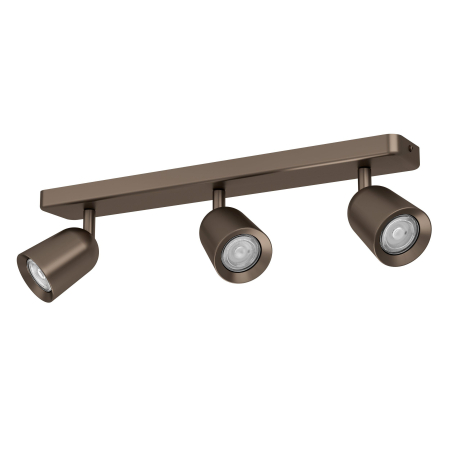 Aplica/Plafoniera EGLO Camaldoli 901951 GU10 3X10W 220-240V,50/60Hz L 520mm x l 45mm x H 115mm otel bronz inchis  IP20