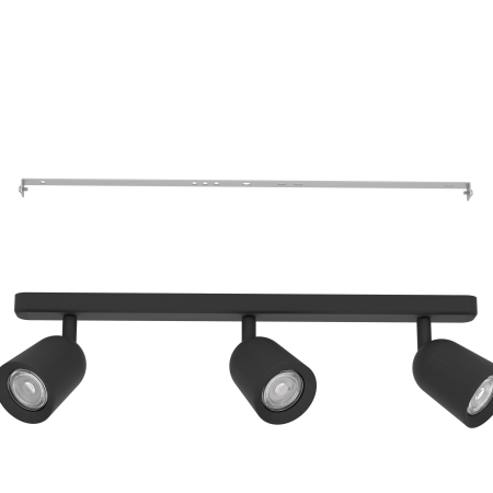 Aplica/Plafoniera EGLO Camaldoli 901954 GU10 3X10W 220-240V,50/60Hz L 520mm x l 45mm x H 115mm otel negru  IP20 [2]