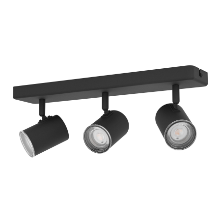 ILUMINAT - Aplica/Plafoniera EGLO Consuma 1 901966 GU10 3X5W 220-240V,50/60Hz L 400mm x l 80mm otel negru  IP44