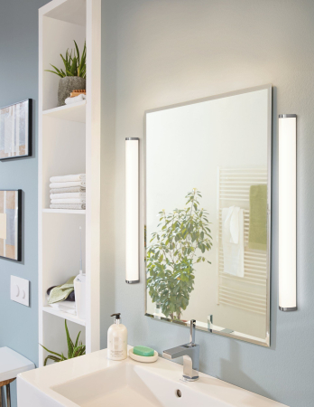 Aplica/Plafoniera EGLO Gita 2 94714 LED;LED 8,3W;16W 4000K 1000;1900lm 2600 220-240V,50/60Hz L 900mm x l 75mm x H 75mm metal turnat crom plastic alb IP44 [2]