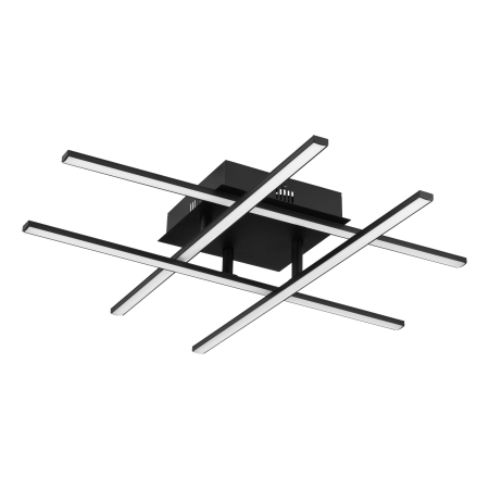 Aplica/Plafoniera EGLO Lasana 3 99316 LED 4X5,3W 3000K 2800lm 220-240V,50/60Hz L 500mm x l 500mm x H 95mm aluminiu/otel negru plastic alb IP20