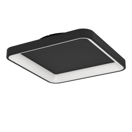 ILUMINAT - Aplica/Plafoniera EGLO Loretello 901252 LED 12W 2700-6500K 1440lm 220-240V,50/60Hz L 350mm x l 350mm x H 75mm plastic/otel negru  IP20