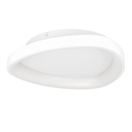 Moderne - Aplica/Plafoniera EGLO Loretello 901583 LED 12W 2700-6500K 1440lm 220-240V,50/60Hz H 75mm x Ø350mm plastic/otel alb  IP20