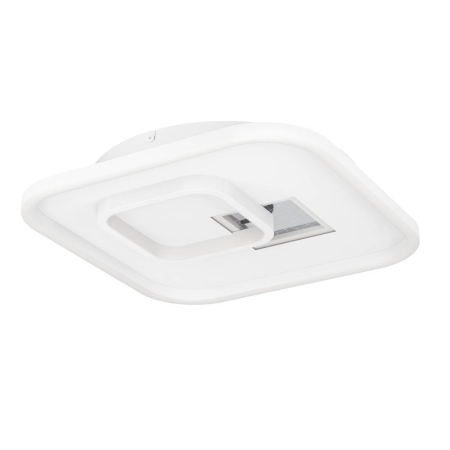 ILUMINAT - Aplica/Plafoniera EGLO Tiriolo 901247 LED;LED 16,2W;9,2W 4000K 2100;1150lm 220-240V,50/60Hz L 380mm x l 380mm x H 60mm plastic/otel argintiu/alb  IP20