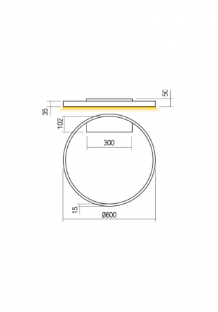Aplica/Plafoniera REDO FEBE 01-2842 LED MAT GOLD 37W 2516 lm 4000K 20 [1]