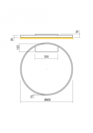 Aplica/Plafoniera REDO FEBE 01-2845 LED SAND WHITE 50W 3250 lm 3000K 20 [1]