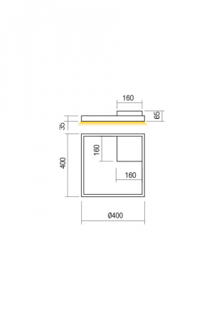 Aplica/Plafoniera REDO FEBE 01-2852 LED SAND WHITE 30W 2040 lm 4000K 20 [1]