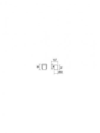 Aplica/Plafoniera Smarter Cameo 04-468 Aluminiu turnat Negru mat GU10 1x35W   IP20 [1]
