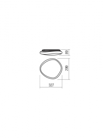 Aplica/Plafoniera Smarter Dreamer 05-906 Metal Alb mat LED 18W 4000K 1200lm IP20 [1]