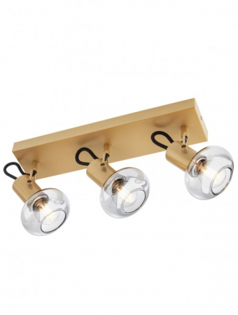 Moderne - Aplica/Plafoniera SMARTER MATIAS 04-548 E14 3X28W   Metal Auriu Mat IP20