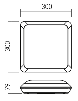 Aplica/Plafoniera Xedge Arelux EG04WW 20W 1596 lm 3000K Alb IP66 [1]
