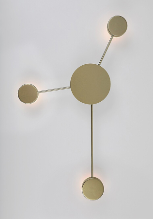 Aplica Rabalux Amadeo LED 10W 1200lm 3000K metal plastic auriu șampanie alb IP20 [4]