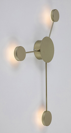 Aplica Rabalux Amadeo LED 10W 1200lm 3000K metal plastic auriu șampanie alb IP20 [2]