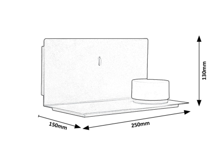 Aplica Rabalux Aranzo LED 6W 230lm 3000 metal black stil modern 230V, 50Hz IP20 71058 [5]