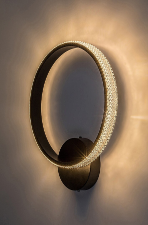 Aplica Rabalux Grete LED 15W 1150lm 3000K metal acril negru alb IP20 [2]