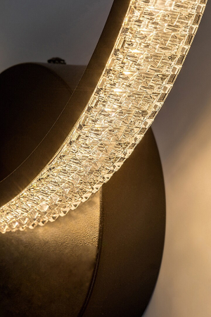 Aplica Rabalux Grete LED 15W 1150lm 3000K metal acril negru alb IP20 [3]