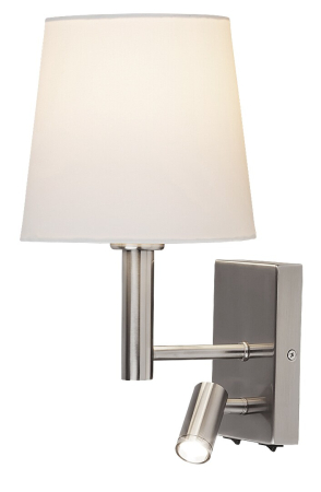 Aplica Rabalux Harvey LED E27 1x MAX 40 + 3W 180lm 2800 metal chrome stil standard 230V, 50Hz IP20 6539 [1]