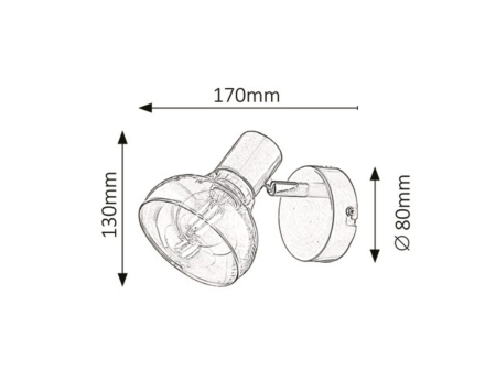 Aplica Rabalux Holly E14 E14 1x MAX 40W   metal antique gold stil modern 230V, 50Hz IP20 5546 [2]