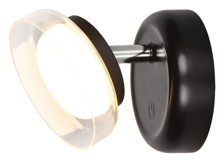 Aplica Rabalux Javi LED 2W 150lm 3000 metal black stil modern DC 3V IP20 71272 [1]