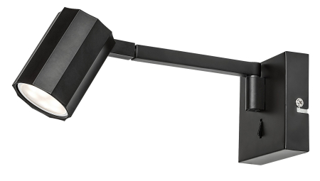 Aplica Rabalux Karter GU10 GU10 1X MAX 5W metal mat black stil modern, IP20 73027 [2]