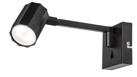 Aplica Rabalux Karter GU10 GU10 1X MAX 5W metal mat black stil modern, IP20 73027 [3]