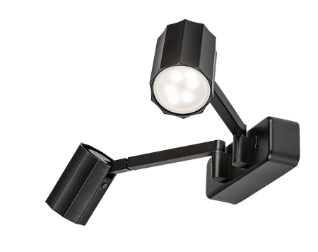 Aplica Rabalux Karter GU10 GU10 2X MAX 5W metal mat black stil modern, IP20 73028 [2]