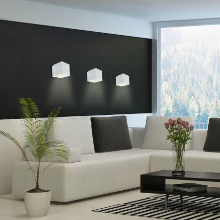 Aplica Rabalux Kaunas G9 G9 1x MAX 10W   metal white stil minimal 230V, 50Hz IP20 7018 [7]