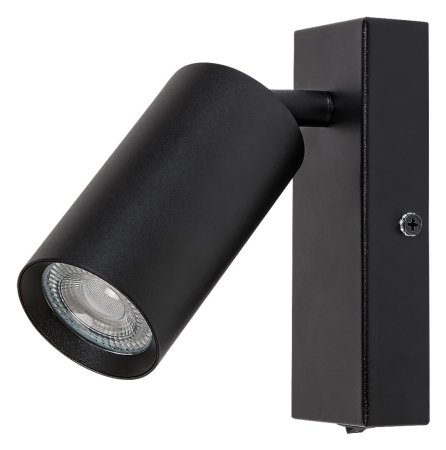 ILUMINAT - Aplica Rabalux Solo GU10 GU10 1X MAX 25W   metal black stil minimal 230V, 50Hz IP20 2084