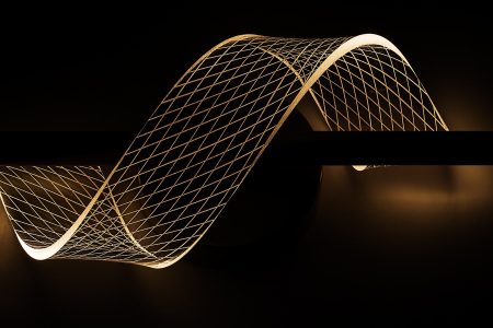 Aplica Rabalux Zofrael LED 6W 550lm 3000K metal acril auriu transparent IP20 [9]