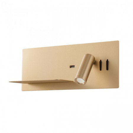ILUMINAT - Aplica REDO BROOK 01-2984 LED 11W 3000K 868lm Nedimabil Metal Auriu Mat IP20