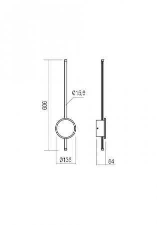 Aplica REDO DIAZ 01-2700 LED MATT GOLD 18W 857 lm 3000K 20 [1]