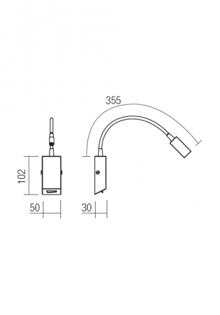 Aplica REDO Hello 01-1193 LED 3W 3000K 240lm IP20 White [2]
