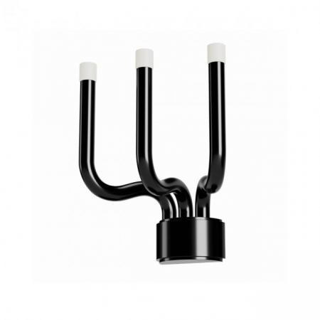Aplica Redo Luxor 01-3307 LED 12W 1063 lm 3000K Metal&Aluminiu Negru Dimabil Triac IP20