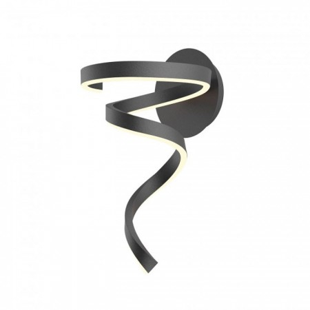 ILUMINAT - Aplica Redo Scroll, negru mat, LED, 15W, 850 lumeni, 3000K/4000K/6000K, 01-4006