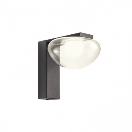 Aplica Redo Sinclair 01-3242 Metal Negru mat LED 6.5W 3000K 533 lm  IP20