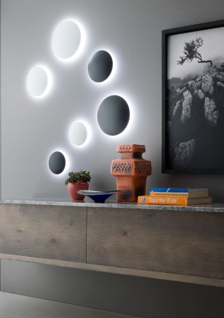 Aplica REDO Umbra 01-1332 SMD LED 6W 3000K 330lm IP20 Nedimabil Negru Mat [1]