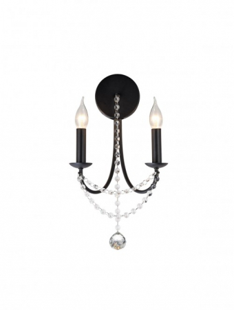 ILUMINAT - Aplica Smarter Aphrodite 02-993 Metal Sand Black E14 2x28W   IP20