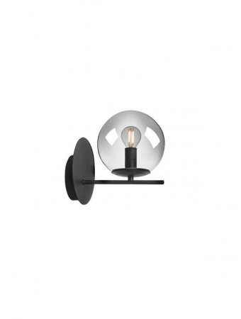 Moderne - Aplică Smarter Boldy  01-3069 E14 1x28W   Metal Negru mat IP20