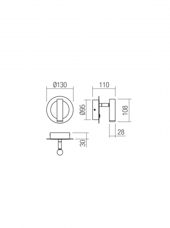 Aplică Smarter Closer  01-3089 LED 6W 378 lm 3000K Metal Finisate alamă IP20 [1]