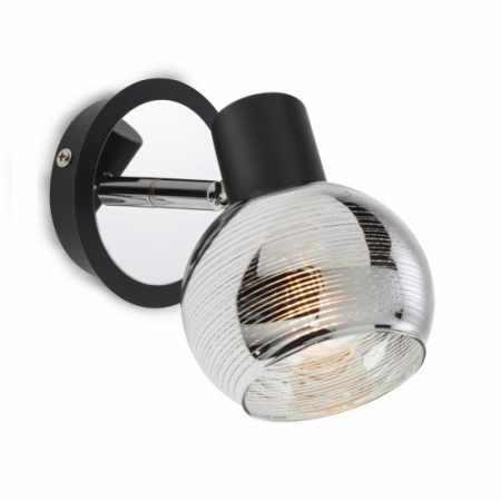 Moderne - Aplica Smarter Magis, negru mat, 1XE14, 04-479