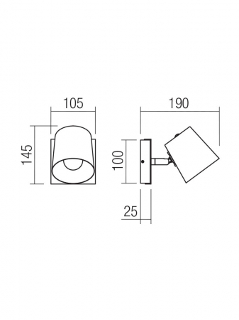 Aplica Smarter Oaker, lemn, metal argintiu, 1XE14, 01-3494 [1]