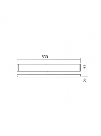 Aplică Smarter Pepas  01-3207 LED 30W 2741 lm 3000K Aluminiu turnat Negru mat IP20 [1]