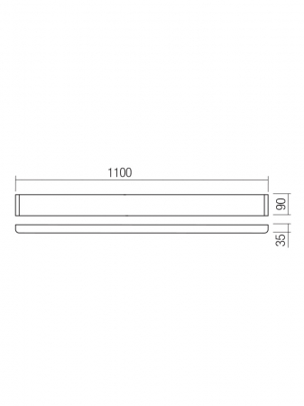 Aplică Smarter Pepas  01-3209 LED 36W 3303 lm 3000K Aluminiu turnat Negru mat IP20 [1]