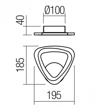 Aplica Smarter Petalo, alb mat, LED CCT, 12W, 3000K-4000K-6000K, 1244 lumeni, 01-2458 [1]