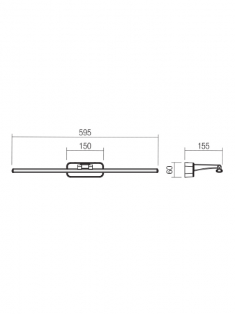 Aplica SMARTER STEAM 01-3085 LED 12W 957lm 4000K Plastic Alb Mat IP20 [1]