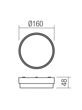 Aplica Smarter URANIA 90516 Gri inchis LED 10W 860lm 3000K IP65 [1]