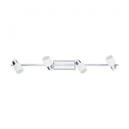 Aplica/Plafoniera EGLO Davida 92087 GU10 4X4,6W 220-240V,50/60Hz L 780mm x l 70mm otel crom/alb  IP20 [1]