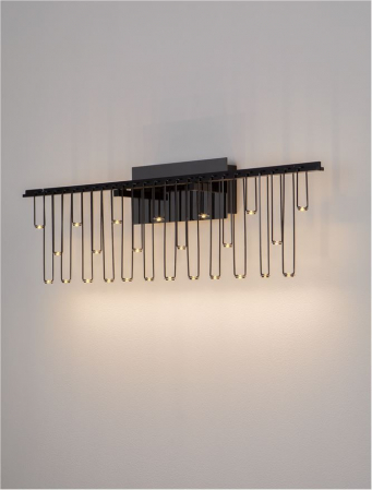 Aplica STELLAR Nova Luce 9186967 LED 11 W, 892 lm, 3000K IP20 Black Chrome [3]