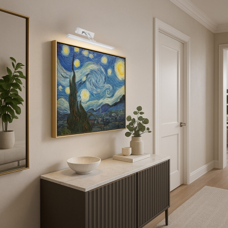 Aplica tablou Rabalux Picture slim LED 8W 316lm 4000 metal chrome stil modern 230V, 50Hz IP20 3907 [4]